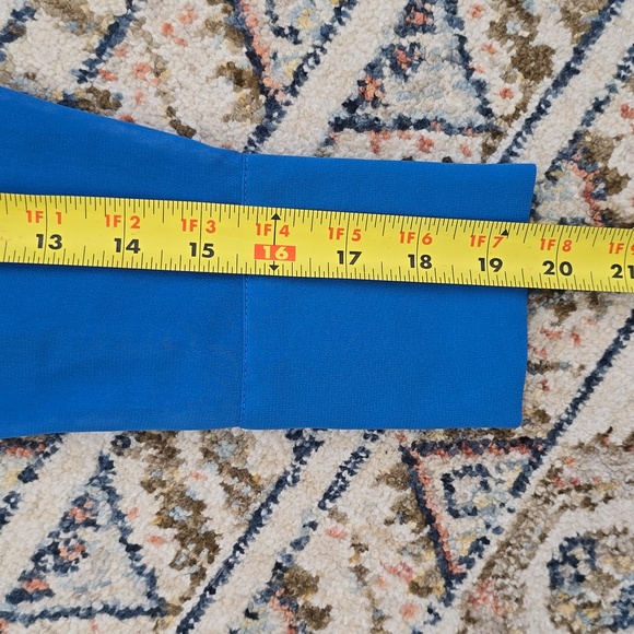 WORTHINGTON WOMENS FRONT BUTTON LONG SLEEVE BLUE BLOUSE SIZE PETITE MEDIUM - Picture 16 of 16